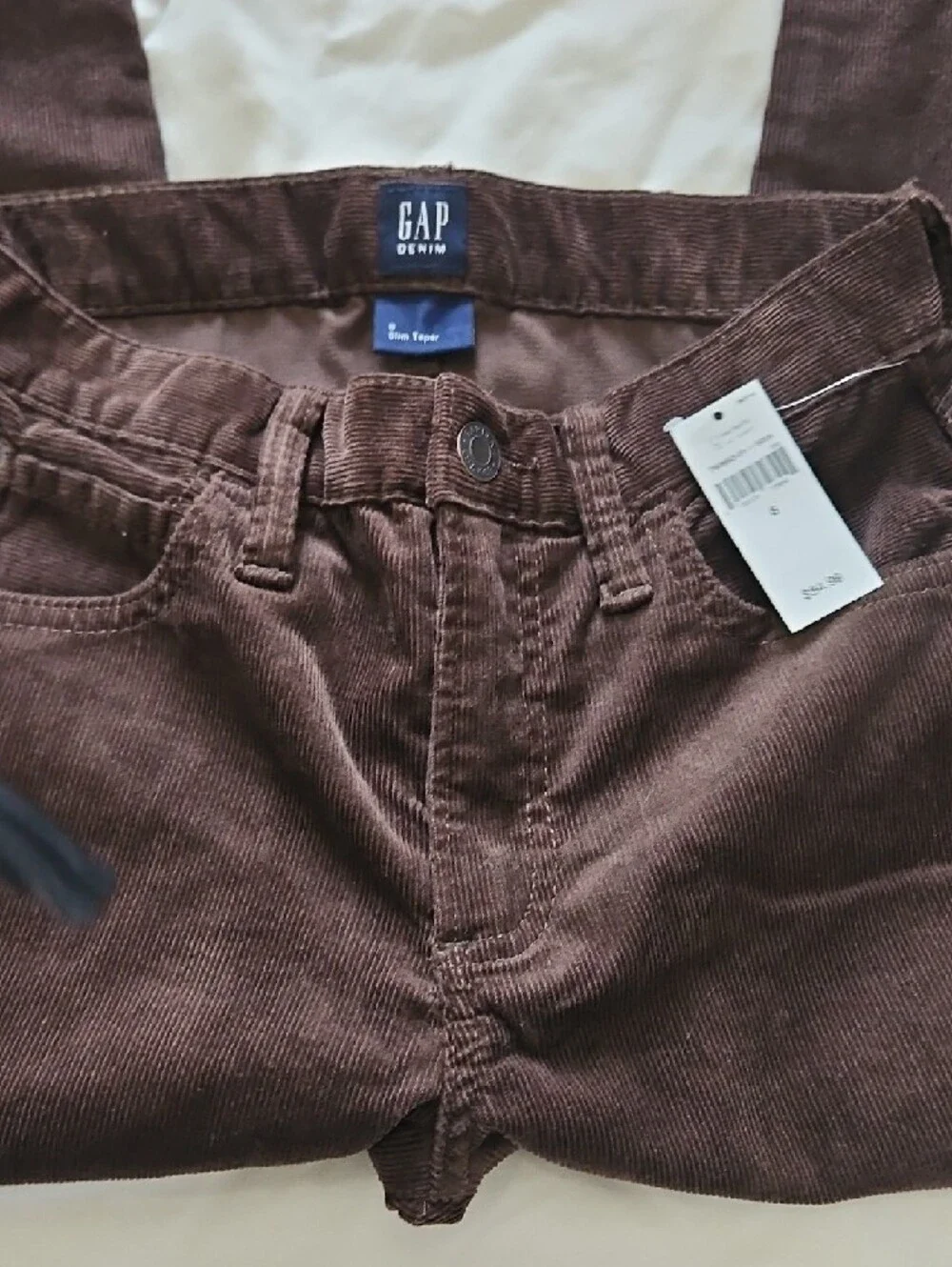 GAP Brown Corduroy Slim Taper Pants Boys 8